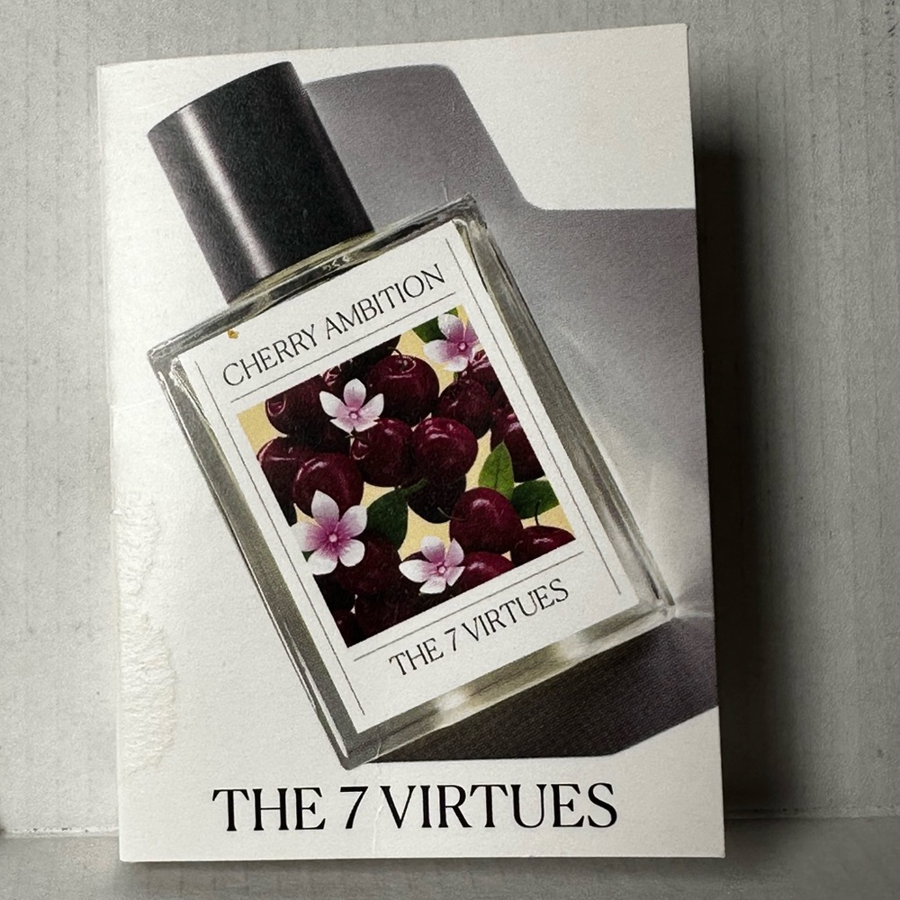 🎁 THE 7 VIRTUES Cherry Ambition EDP (One - 1.7 mL Sample)